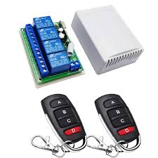 4 channel wireless rf remote