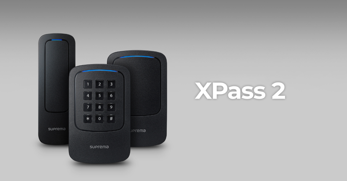 XPass 2 is an outdoor compact RFID reader